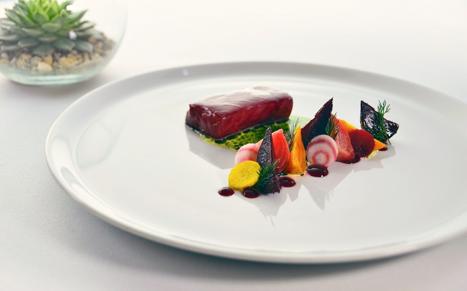 a plate of food