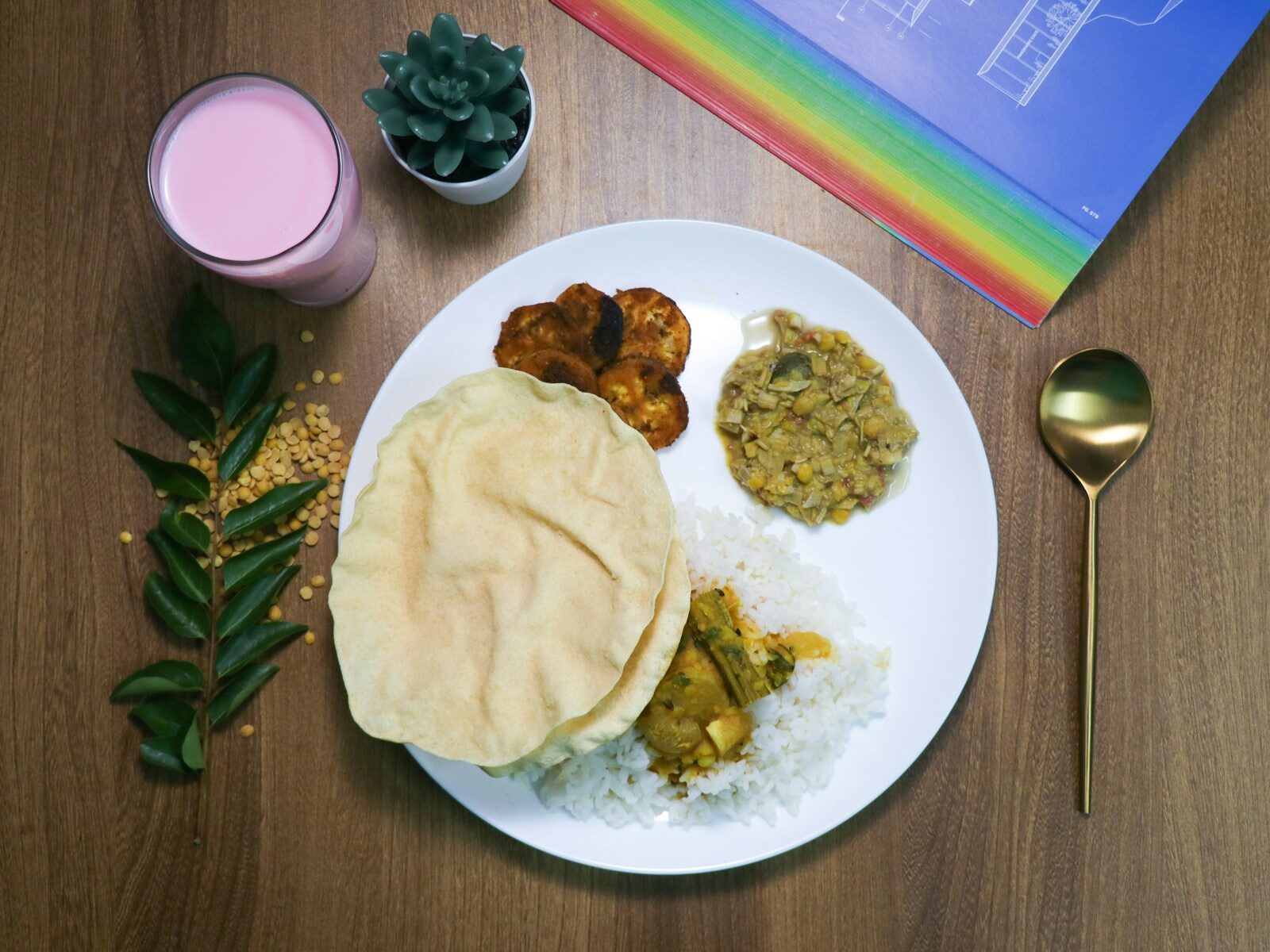 a plate of food
